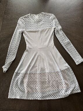 BCBGMaxAzria | Dresses | Bcbgmaxazria Black Lace With White Collar Dress |  Poshmark